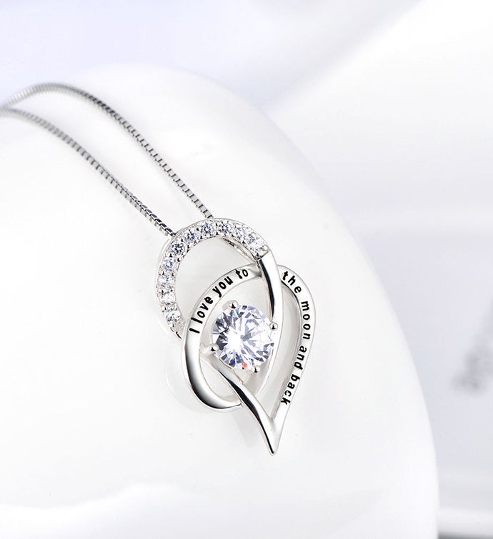 I Love you to the Moon and Back Necklace